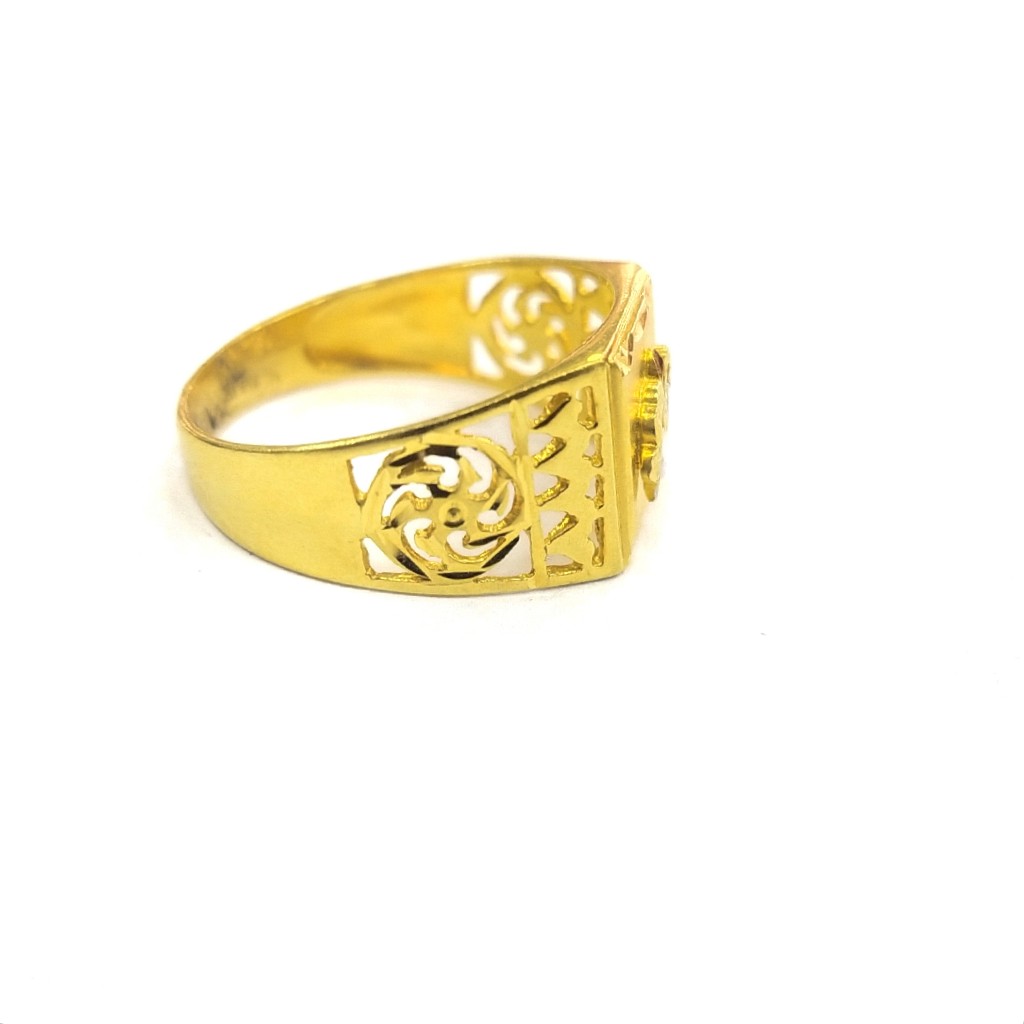 916 GOLD CERTIFIED SOLLITER GENT'S RING - Image 2