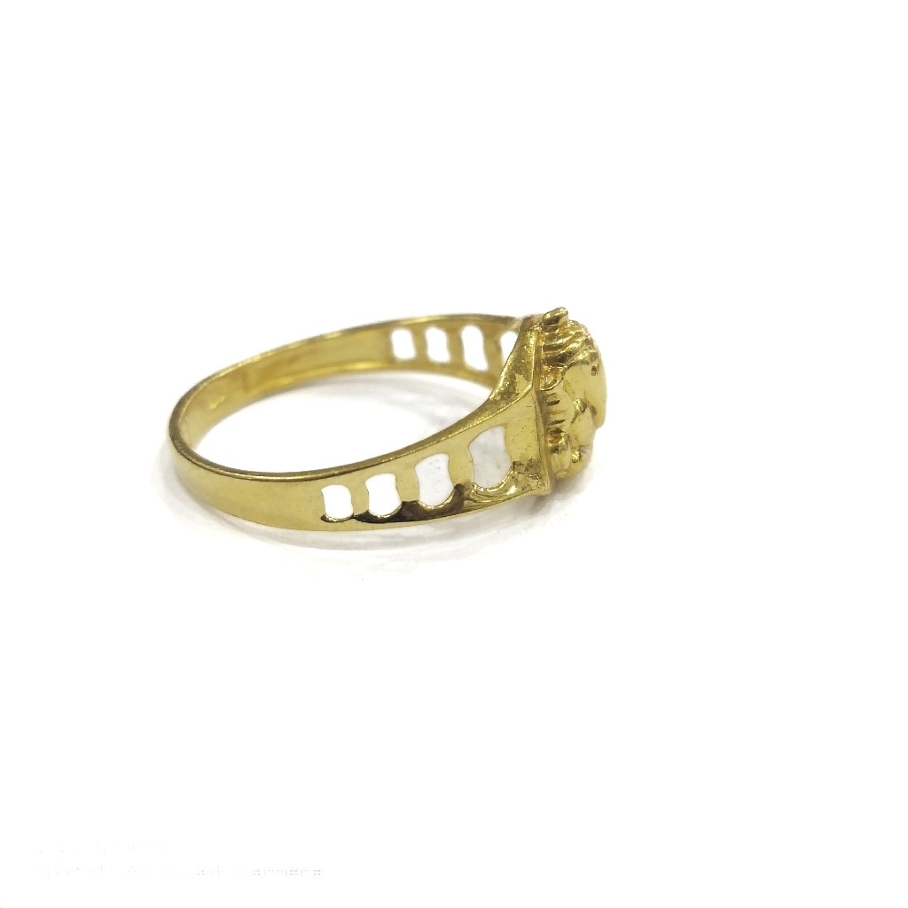 22K GOLD SOLLITER GENT'S RING - Image 2