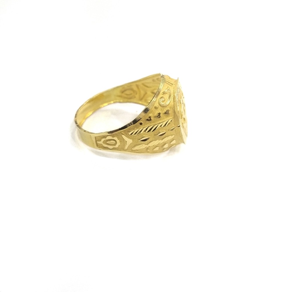 22K GOLD GENT'S OM RING - Image 2