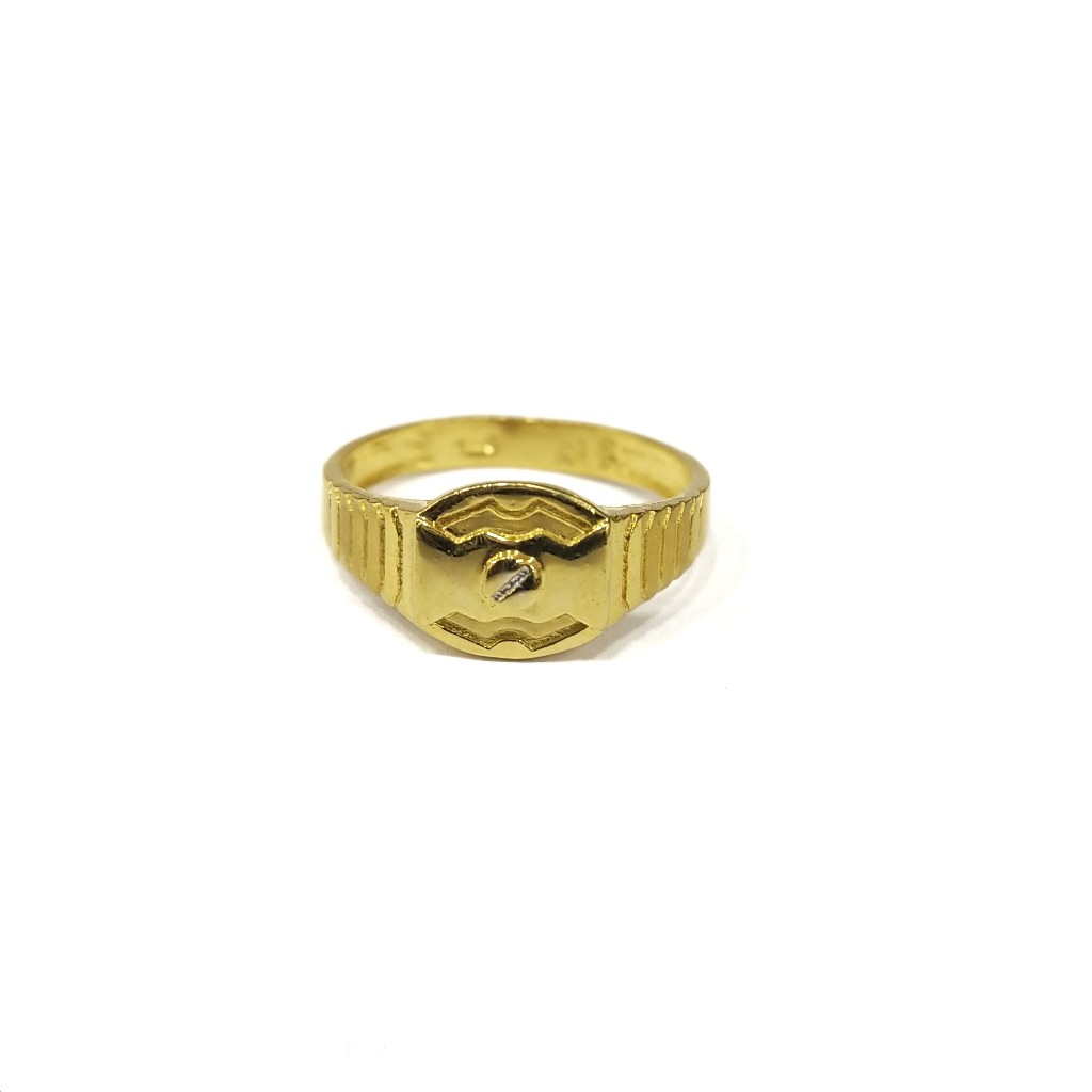 22k gold solliter gent's ring