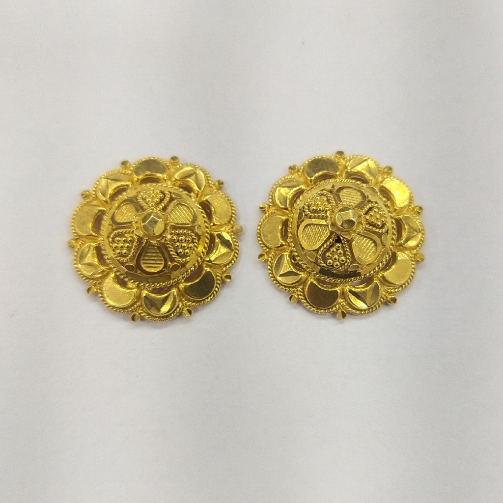 22K GOLD FANCY LADIES EARRINGS