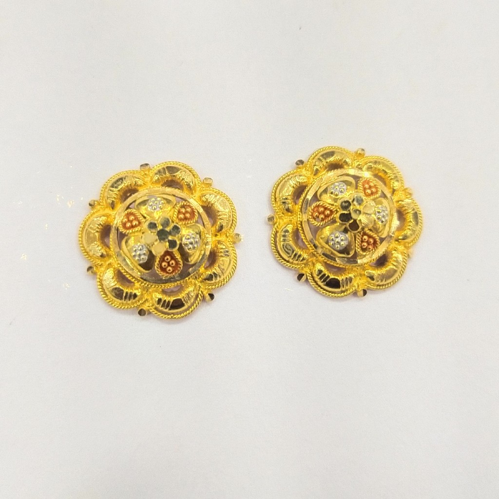 22K GOLD FANCY LADIES EARRINGS