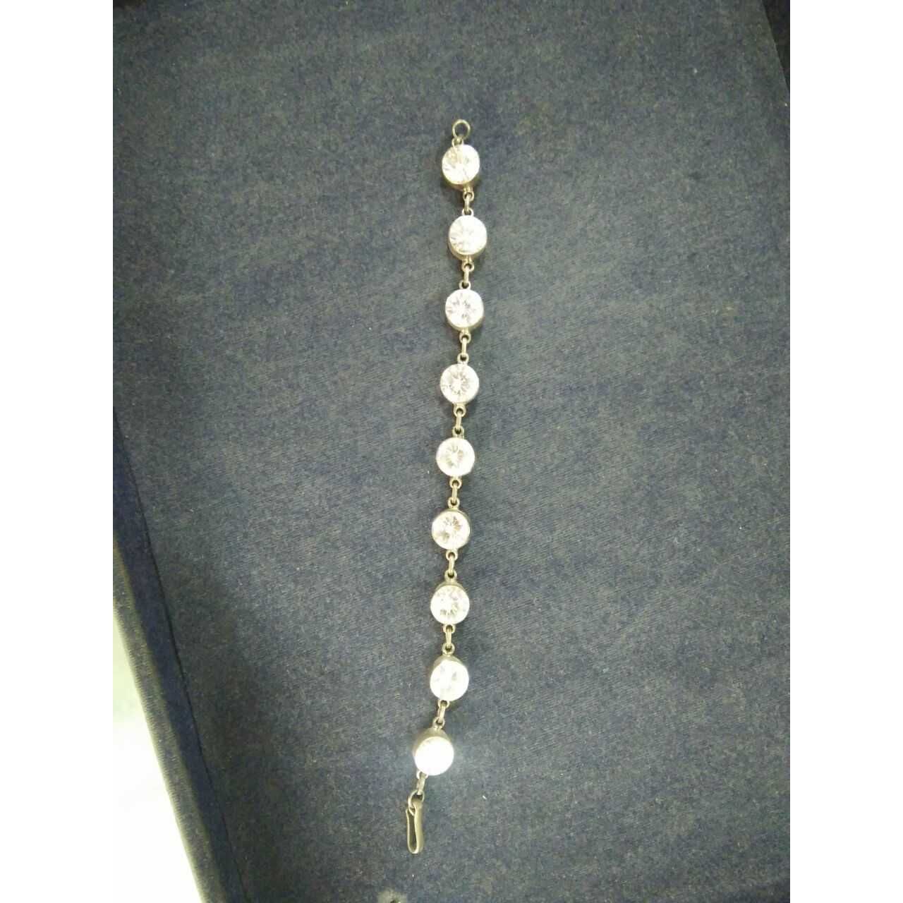 Modern Silver Bracelet White
