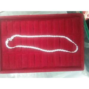Silver Designer Shiny Chain