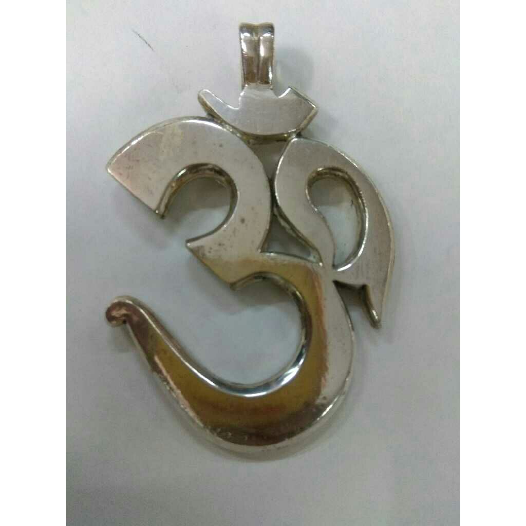 925 Silver OM Pendant