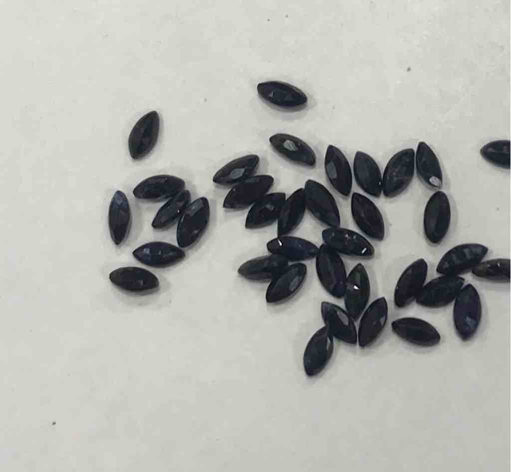 752.35ct marquise black sapphire