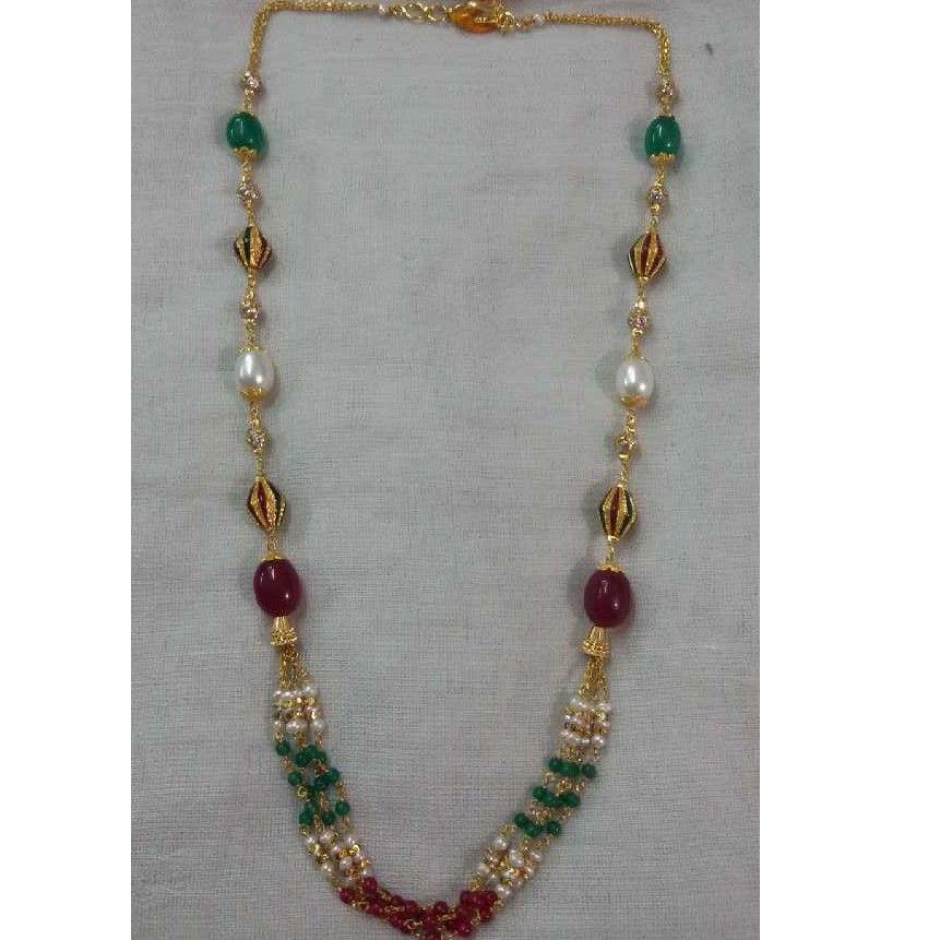 916 Gold Manek Moti Ladies Mala