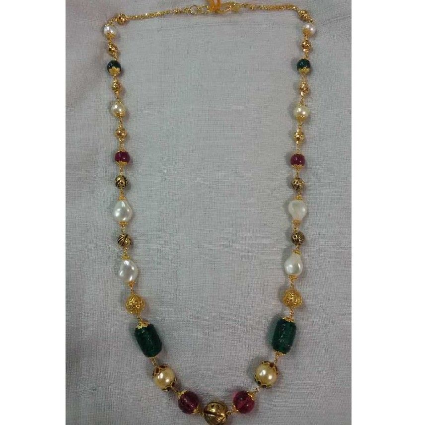 916 Gold Ladies  Moti Mala