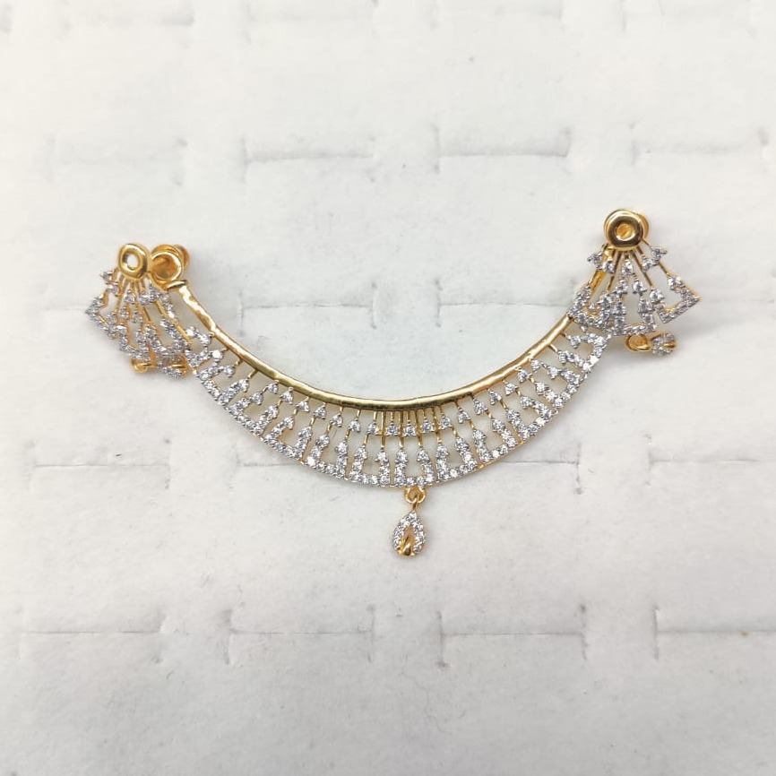 22kt cz gold classic design  mangalsutra Pendant Set
