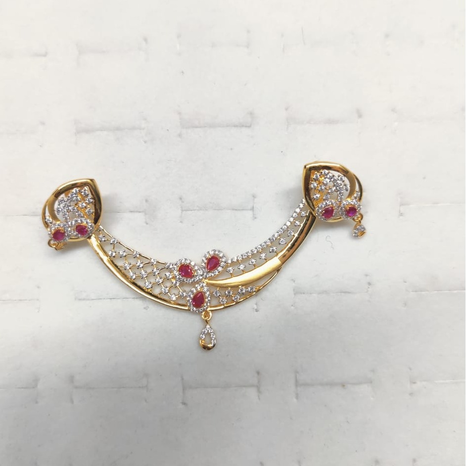 916 hallmark gold morden design mangalsutra Pendant Set