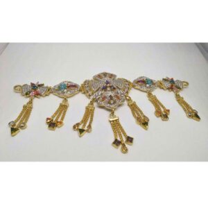 916 Gold Studded Diamond Bajuband For Ladies