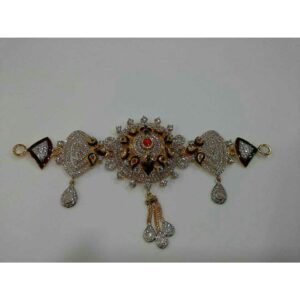 18KT CZ Gold Bajuband