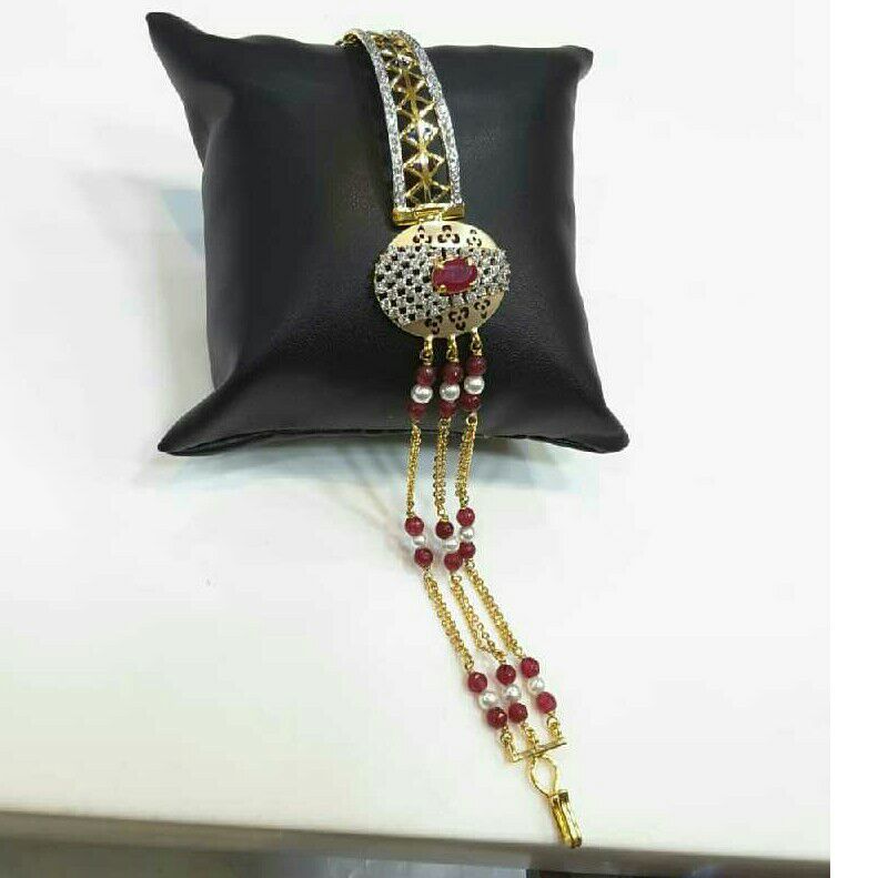 18KT Gold Colorful Diamond Ladies Bracelet