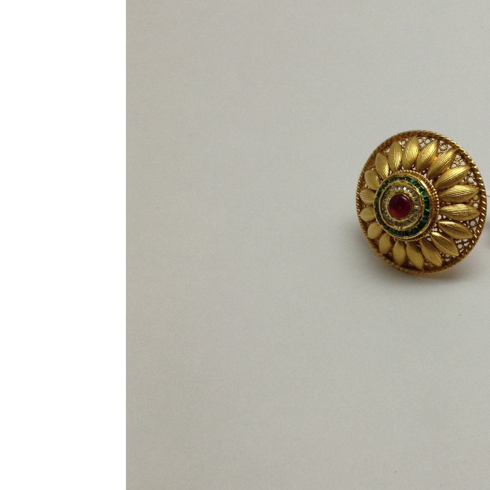 22KT Gold Ladies Indian Fancy Ring - Image 4