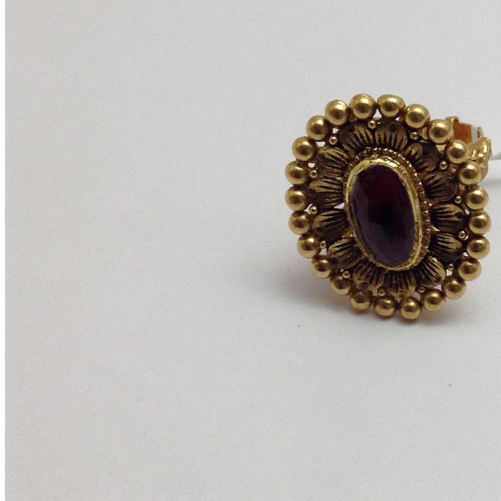 22KT Gold Ladies Indian Fancy Ring - Image 3
