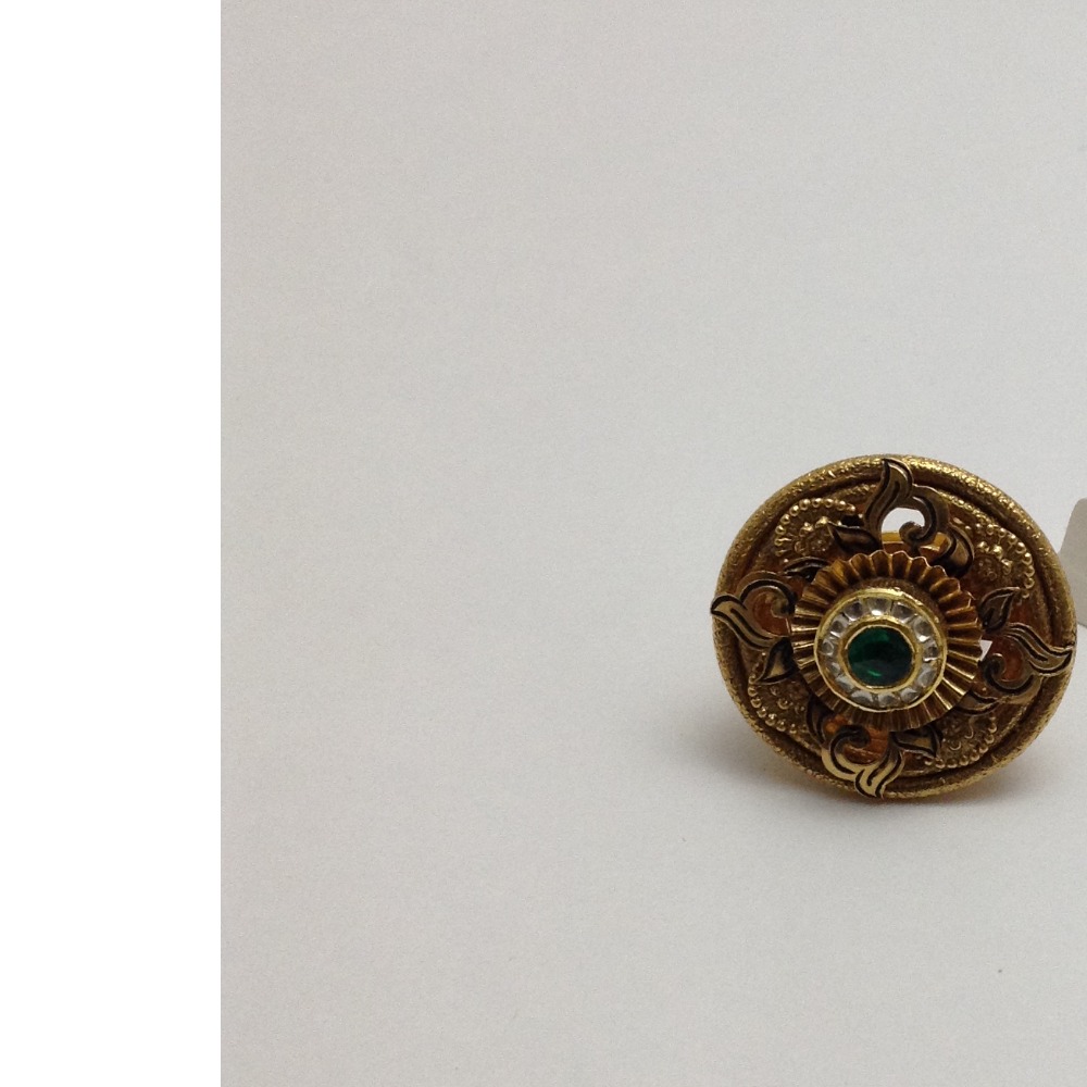 22KT Gold Ladies Indian Fancy Ring - Image 2