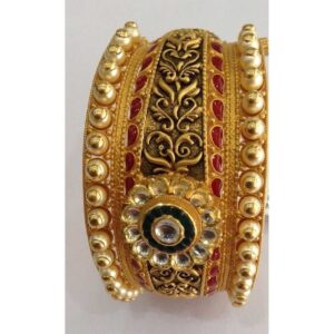 22KT Gold Special Jadtar Designer Bangles