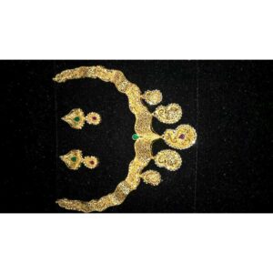 916 Gold Wedding Ladies Traditional Necklace Set