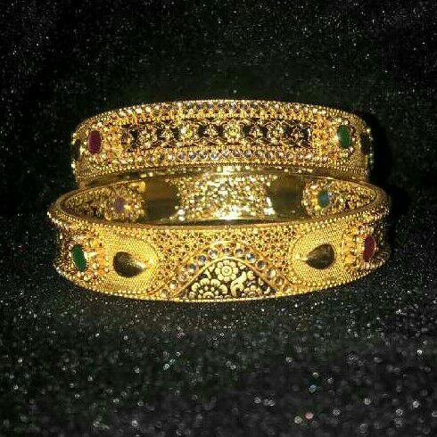 22K / 916 Gold Chekar Indian Ladies Bangle