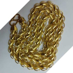 22KT Gold Lotus Chain