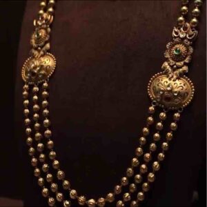 Antique 916 Gold Ladies Mug Mala