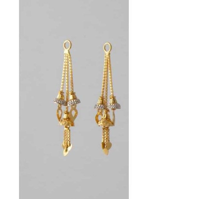 916 Gold Earrings Fancy Latkan
