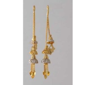 916 Gold Earrings Fancy Latkan