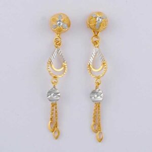 22KT Gold Fancy Design Earrings