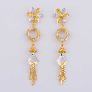 22KT Gold Fancy Designer Earrings