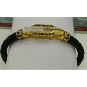 916 Gold CZ Stone Designer Bracelet