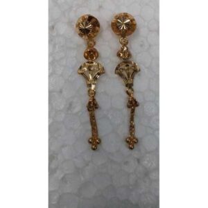 916 Gold Fancy Designer Earrings