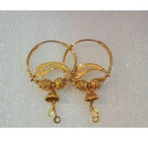 22K / 916 Gold Ladies Indian Round Bali