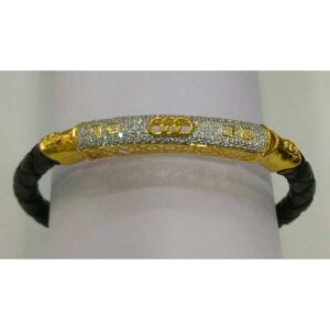 916 Gold Antique CZ Stone Bracelet