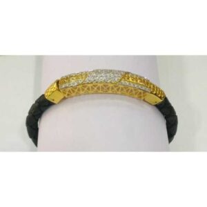 22K / 916 Yellow Gold Indian CZ Stone Bracelet