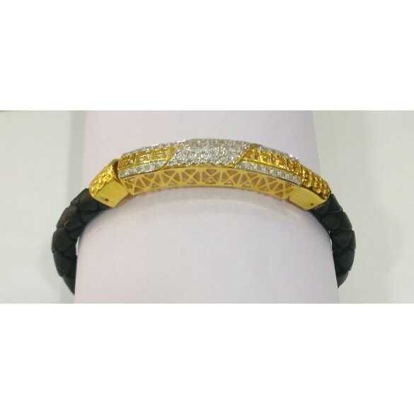 22K / 916 Yellow Gold Indian CZ Stone Bracelet