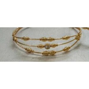 22KT Gold Fancy Para Bracelet