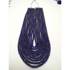 Natural Modern Blue Sapphire Mala