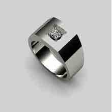 916 Fancy Gents Diamond Ring