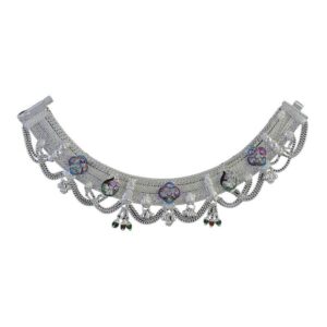 Fancy Silver Anklet
