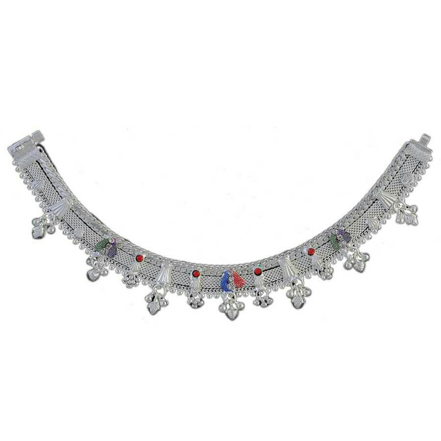 Fancy Silver anklet