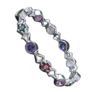 Fancy Silver Bangle
