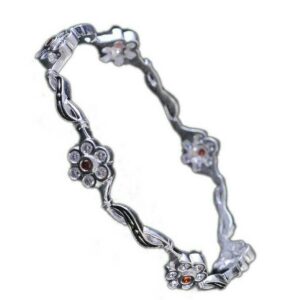 Fancy Silver Bangle