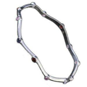 Fancy Silver Bangle