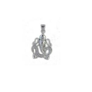 Fancy Silver Designer Ganesha Pendant