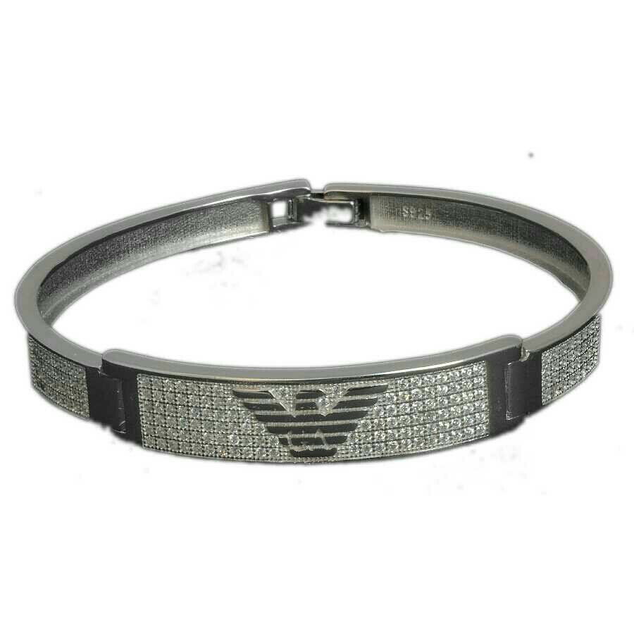Fancy Silver Bangle