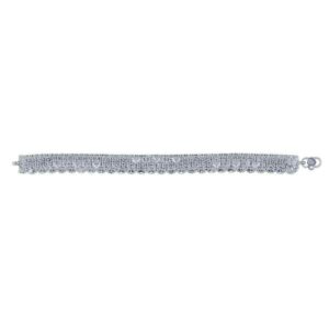 Fancy Silver Ladies Anklet
