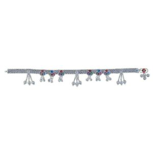 Fancy Silver Ladies Anklet