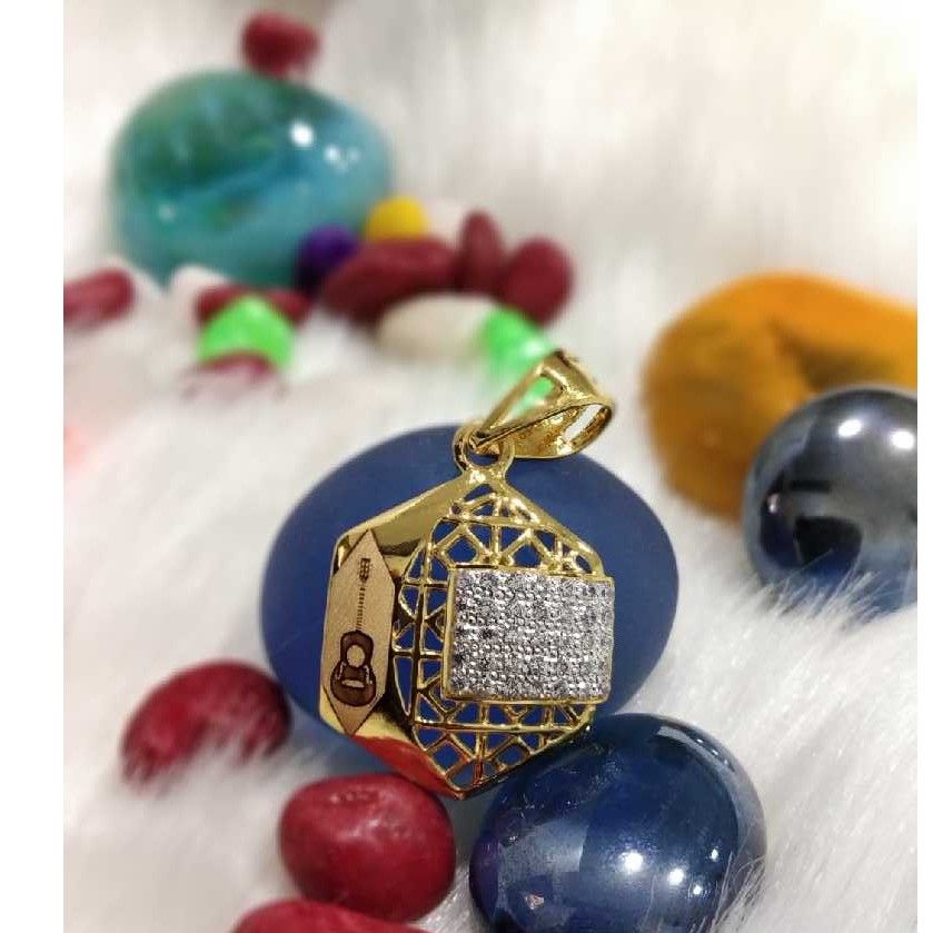 Fancy 916 Gold Gents Pendant