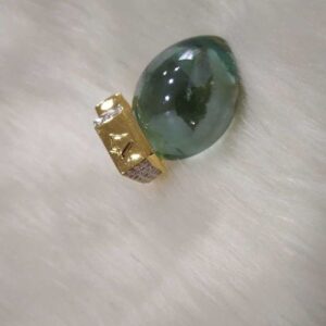 Plain 916 Gold Diamond Gents Ring