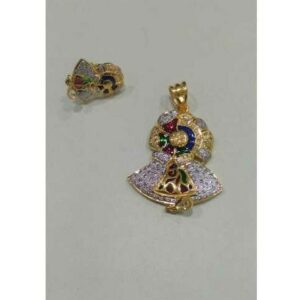 22KT Fancy Ladies Pendant Set